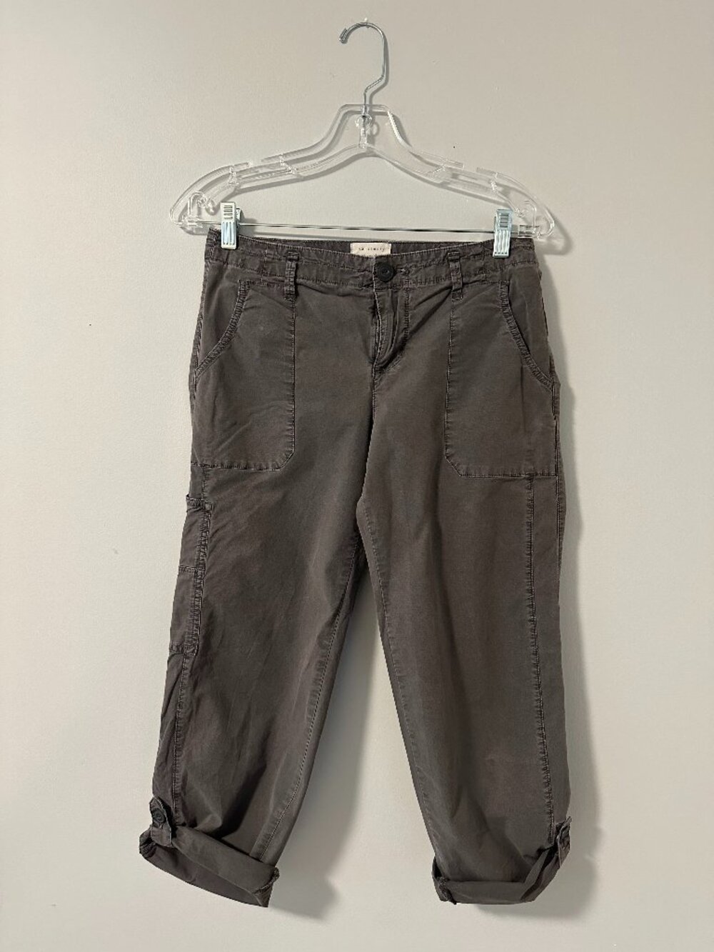 Sanctuary Anthropologie Grey Pants Size 26 Roll-Up Hem